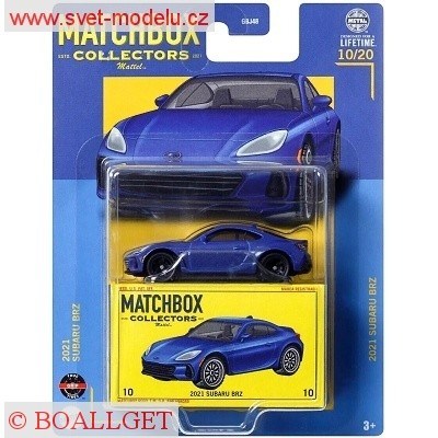 AUTÍČKO MATCHBOX COLLECTORS HVW17 SUBARU BRZ