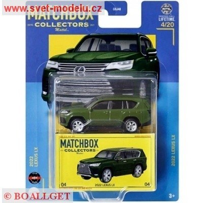 AUTÍČKO MATCHBOX COLLECTORS HVW19 LEXUS LX 2022