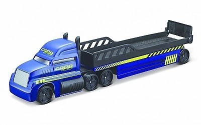 MAISTO FRESH METAL HIGWAY HAULERS AUTO S NÁVĚSEM CAPD TRANSPORT BLUE / BLACK