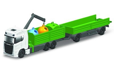 MAISTO SCANIA 770 S WHITE RECYCLING S PŘÍVĚSEM
