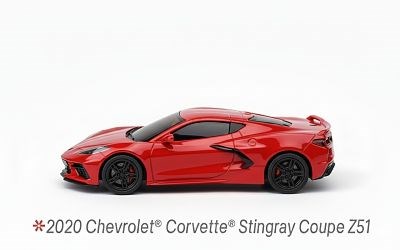 MAISTO FRESH METALL 100 COLLECTION CHEVROLET CORVETTE STINGRAY COUPE Z51 2020 RED