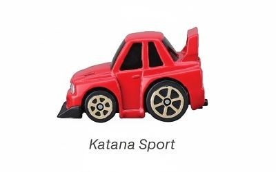 MAISTO FRESH METALL 100 COLLECTION KATANA SPORT RED
