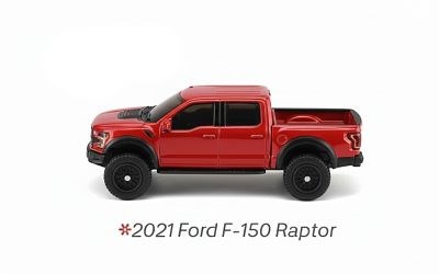 MAISTO FRESH METALL 100 COLLECTION FORD F-150 RAPTOR 2021 RED