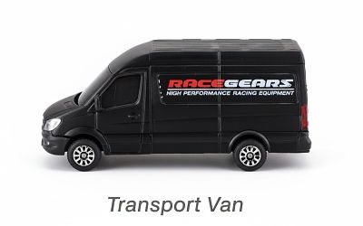 MAISTO FRESH METALL 100 COLLECTION TRANSPORT VAN BLACK