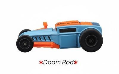 MAISTO FRESH METALL 100 COLLECTION DOOM ROD BLUE / ORANGE