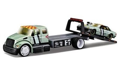 MAISTO DESIGN INTERNATIONAL DURASTAR FLATBET w/ FORD MUSTANG LX 1988