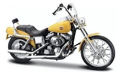 HARLEY-DAVIDSON FXDWG DYNA GLIDE WIDE 2001 YELLOW
