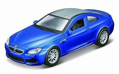 MAISTO FRESH METAL BMW M6 BLUE 4,5 PULLBACK