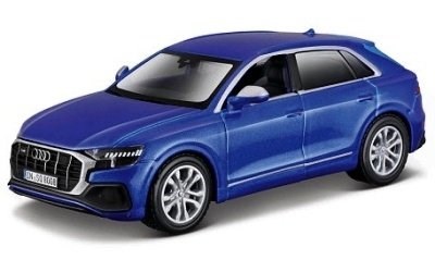 MAISTO POWER RACER AUDI SQ8 BLUE 4,5 PULLBACK