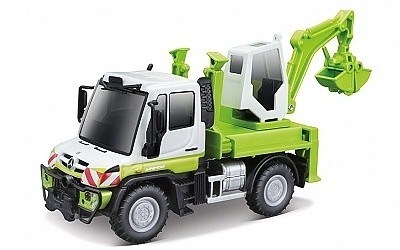 MAISTO UNIMOG U430 BAGR WHITE /GREEN