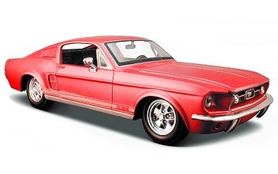 FORD MUSTANG GT 1967 RED