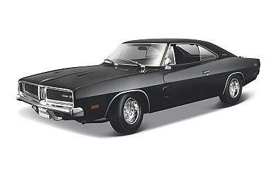 DODGE CHARGER R/T 1969 BLACK