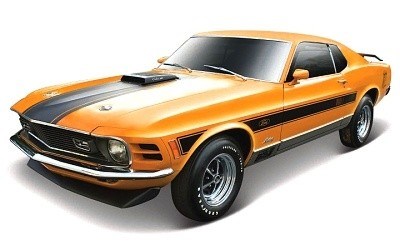 FORD MUSTANG MACH 1 1970 ORANGE