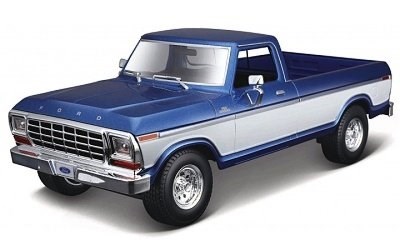 FORD F-150 PICK-UP 1979 BLUE / WHITE