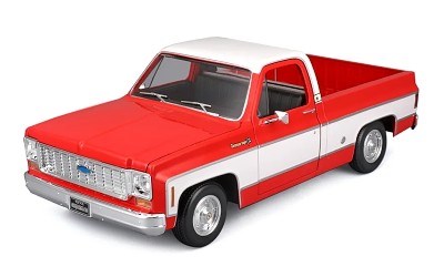 CHEVROLET C10 CHEYENNE SUPER 1974 RED / WHITE