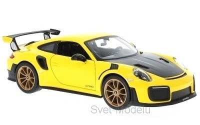 PORSCHE 911 991,2 GT2 RS 2018 YELLOW / BLACK