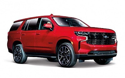 CHEVROLET TAHOU 2021 RED