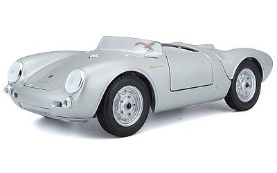PORSCHE 550 A SPYDER SILVER