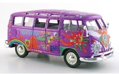 VOLKSWAGEN T1 SAMBA HIPPIE PURPLE
