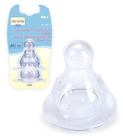 SAVIČKY SILIKONOVÉ NEKAPAJÍCÍ NA LÁHEV SE STANDARTNÍM HRDLEM 2ks