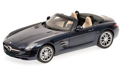 MERCEDES-BENZ SLS AMG ROADSTER 2011 BLUE METALLIC