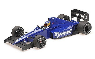 TYRRELL FORD 018 MICHELE ALBORETO 3RD PLACE MEXICAN GP 1989