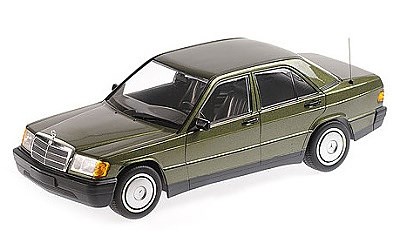 MERCEDES-BENZ 190E (W201) 1982 GREEN METALLIC L.E. 504 pcs.