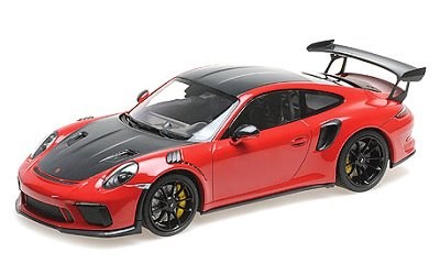 PORSCHE 911 GT3RS (991.2) 2019 RED W/ WEISSACH PACKAGE W/ BLACK WHEELS