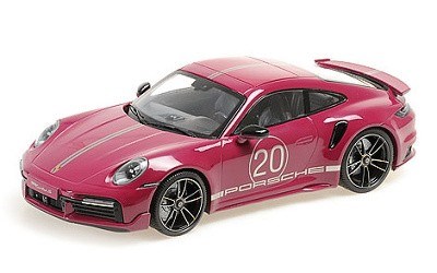 PORSCHE 911 (992) TURBO S COUPE SPORT DESIGN 2021 RED