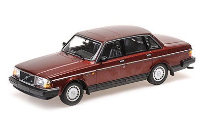 VOLVO 240 GL 1986 DARK RED METALLIC