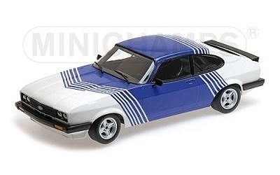 FORD CAPRI 3,0 1978 WHITE W/ BLUE STRIPES L.E. 350 pcs.