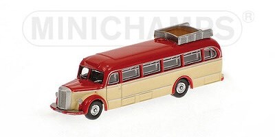 MERCEDES-BENZ O6600 BUS 1950 RED/CREAM L.E. 3000 pcs