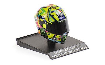 HELMET VALENTINO ROSSI TRIBUTE TO ANGEL NIETO / NICKY HAYDEN MOTOGP 2017
