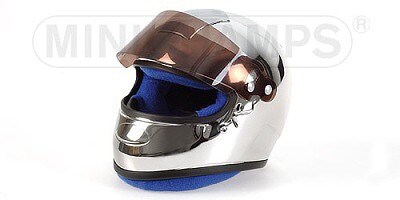 HELMET CHROMED HELMET F1 DRIVER