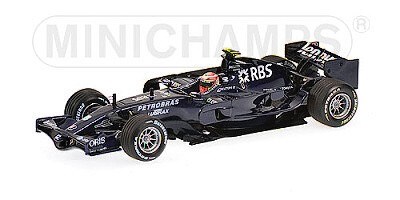 AT&T WILLIAMS TOYOTA FW30 KAZUKI NAKAJIMA TEST BARCELONA 1-3 FEBRUARY 2008 L.E. 1656 pcs.