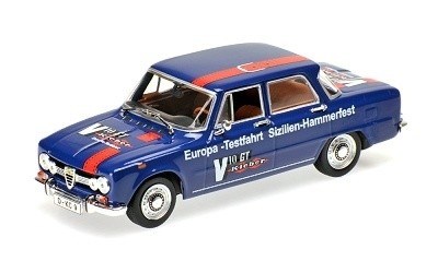 ALFA ROMEO GIULIA EUROPA TESTFAHRT SIZILIEN HAMMERFEST 1970 L.E. 264 pcs.