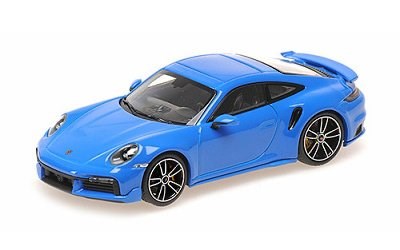 PORSCHE 911 992 TURBO S COUPE SPORT DESIGN 2021 BLUE