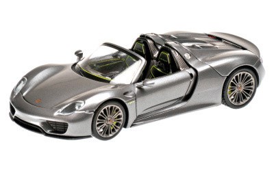 PORSCHE 918 SPYDER FINAL 2013 GREY METALLIC L.E. 384 pcs.