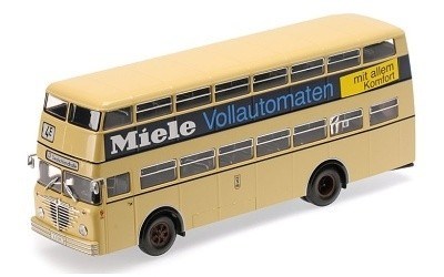 BUESSING D2U DOPPELDECKER MIT GESCHLOSSENEM HECKEINSTIEG 1958´MIELE´ L.E. 504 pcs.