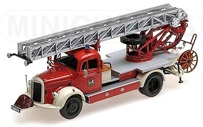 MERCEDES-BENZ L 3500 DL17 1950 FEUERWEHR BENSHEIM WHITE FENDERS