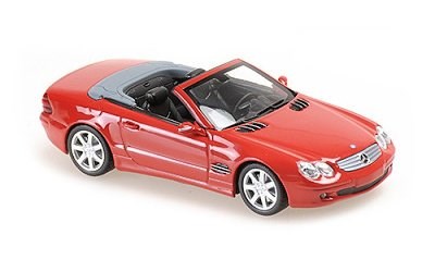 MERCEDES-BENZ SL CLASS R230 2001 RED