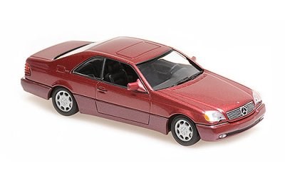 MERCEDES-BENZ 600 SEC 1992 RED