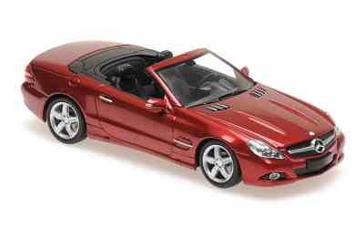 MERCEDES-BENZ SL-CLASS (R230) 2008 RED METALLIC