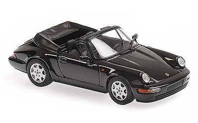 PORSCHE 911 CARRERA 2 CABRIOLET 1990 BLACK