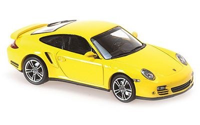 PORSCHE 911 TURBO 2009 YELLOW