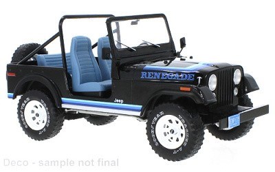 JEEP CJ-7 RENEGADE 1980 BLACK