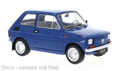 FIAT 126 POLSKI 1972 BLUE