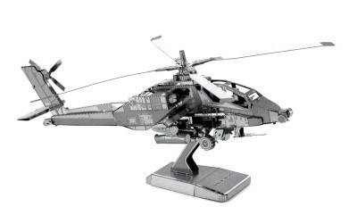 STAVEBNICE METAL EARTH VRTULNÍK APACHE AH-64