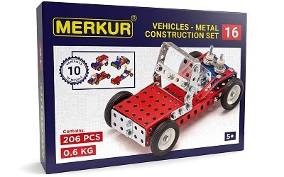 STAVEBNICE MERKUR 016 BUGGY 10 MODELŮ 205 ks