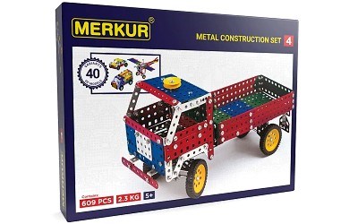 STAVEBNICE MERKUR 4 40 MODELŮ 609 pcs